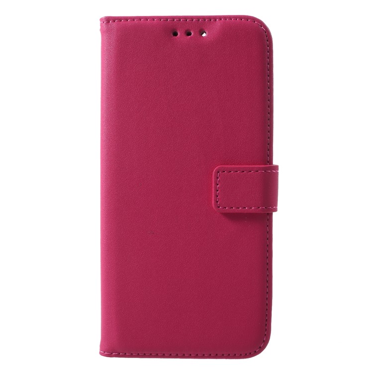 Wallet Leather Stand Case with Strap for Huawei Honor 9i (2018) 5.84-inch - Rose-3