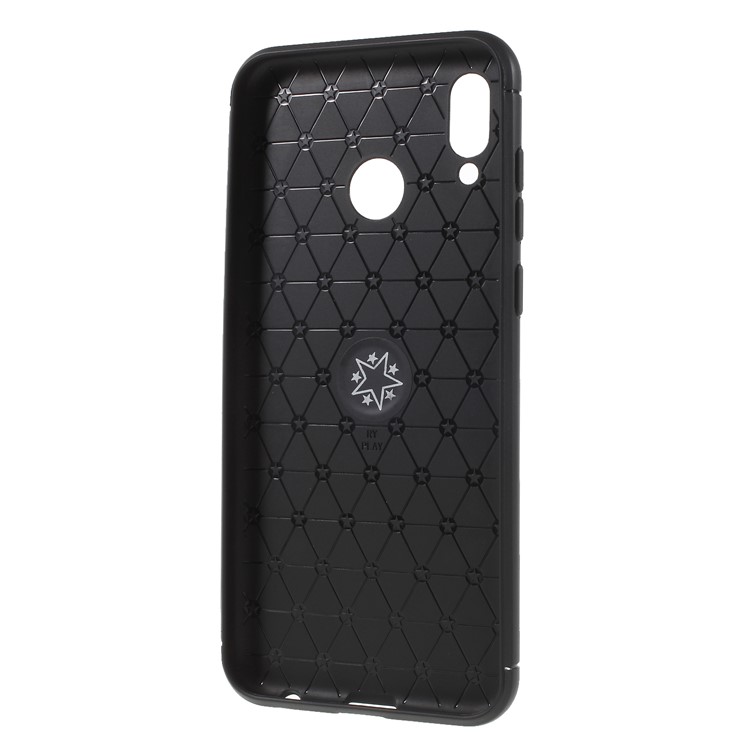 Escudo Do Telefone Do Kickstand Do Anel De Dedo Do Metal TPU Para O Jogo De Honra Do Huawei - Tudo Preto-3