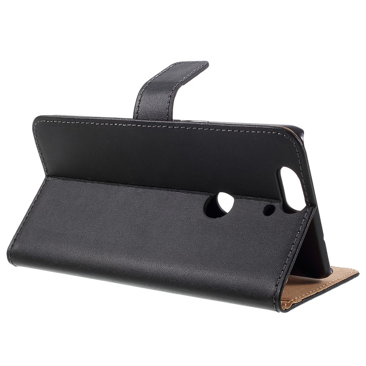For Huawei Nexus 6P Split Genuine Leather Wallet Case Cover-5