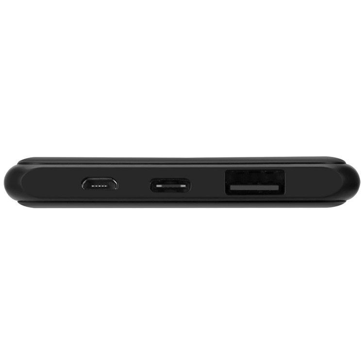 MOMAX Q.Power Slim 5000mAh Graceful Energy Qi Wireless Charger + Micro USB/Type C Input Power Bank - Black-5