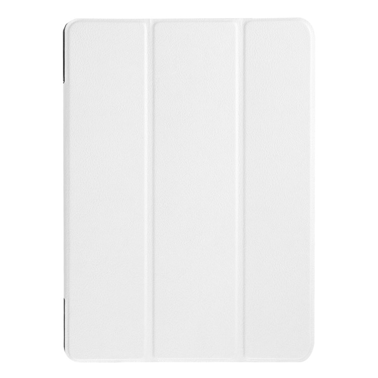 Tri-fold Stand Leather Protective Case for Huawei MediaPad M2 - White-2