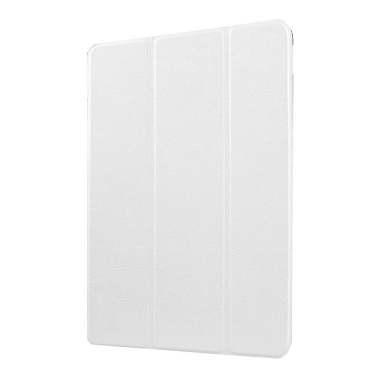 Tri-fold Stand Leather Protective Case for Huawei MediaPad M2 - White-4