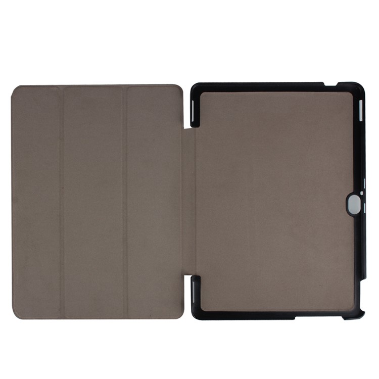 Tri-fold Stand Leather Protective Case for Huawei MediaPad M2 - White-8