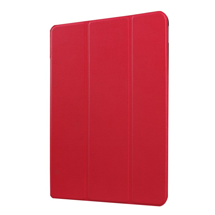 Tri-fold Stand Leather Cover Case for Huawei MediaPad M2 - Red-4