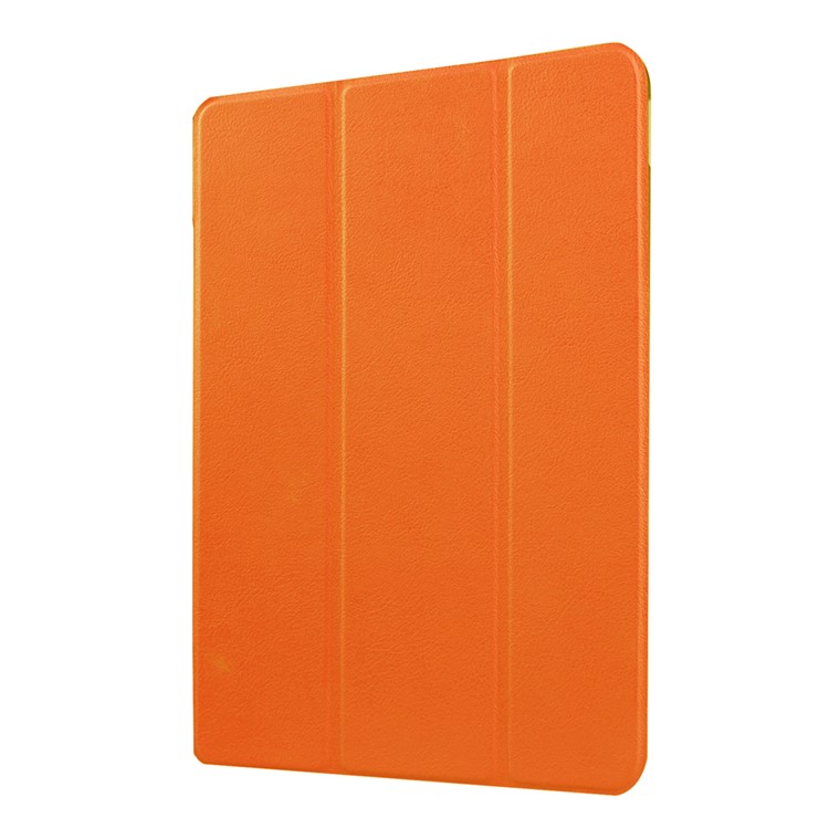 Tri-fold Leather Stand Case for Huawei MediaPad M2 - Orange-4