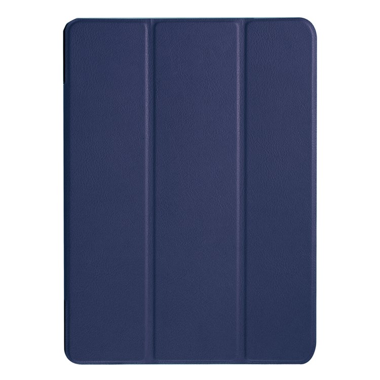 Tri-fold Stand Leather Case for Huawei MediaPad M2 - Dark Blue-2