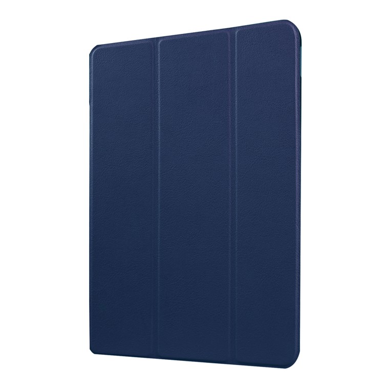 Tri-fold Stand Leather Case for Huawei MediaPad M2 - Dark Blue-4