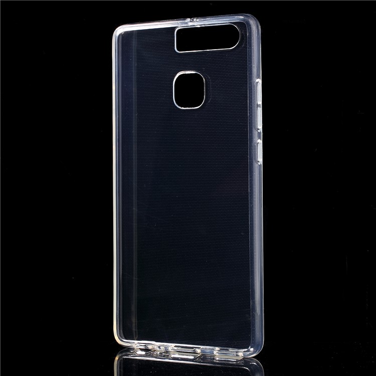 Glossy Soft TPU Case for Huawei P9 - Transparent-2