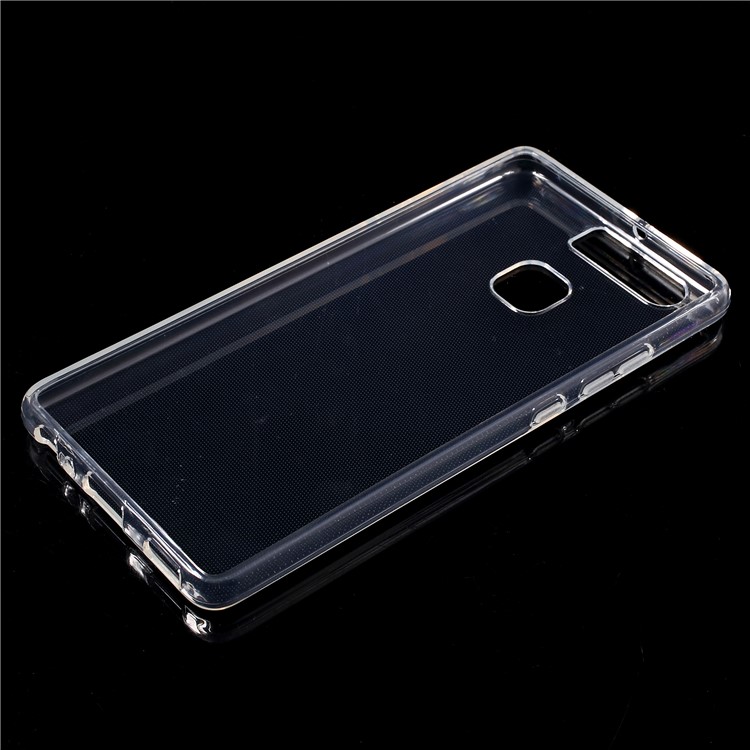 Glossy Soft TPU Case for Huawei P9 - Transparent-5