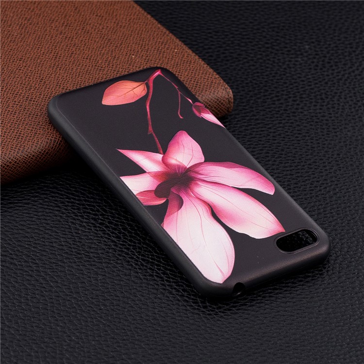 Embossment Patterned TPU Phone Accessory Cover for Huawei Y5 (2018) / Y5 Prime (2018) / Honor 7s / Play 7 - Pink Flower-7