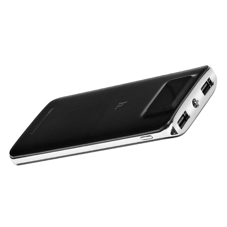 HOCO UPB05 10000mAh LCD Display Power Bank for iPhone Samsung - Black-4