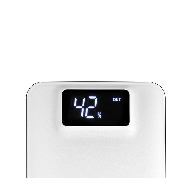 HOCO UPB05 10000mAh LCD Display Power Bank for iPhone Samsung - White-2