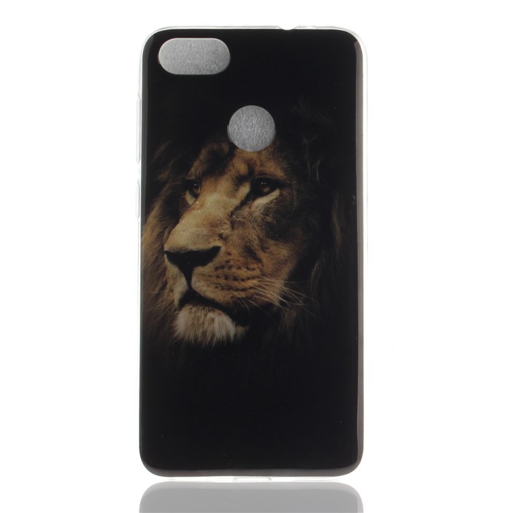 Pattern Printing IMD Soft TPU Protective Mobile Phone Cover for Huawei P9 lite mini/Y6 Pro (2017)/Enjoy 7 - Desperate Lion-4