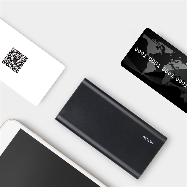 ROCK Cola Plus Quick Charge 2.0 10000mAh Power Bank for iPhone Samsung LG HTC Pokemon Game - Black-4