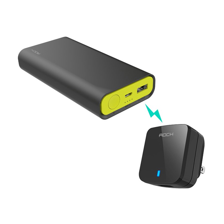 ROCK Cola Plus Quick Charge 2.0 10000mAh Power Bank for iPhone Samsung LG HTC Pokemon Game - Black-6