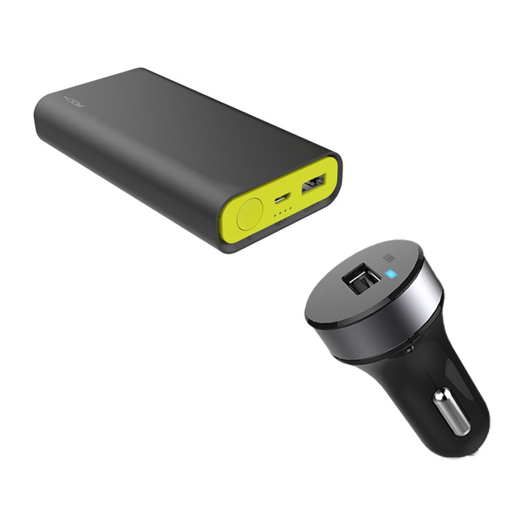 ROCK Cola Plus Quick Charge 2.0 10000mAh Power Bank for iPhone Samsung LG HTC Pokemon Game - Black-7