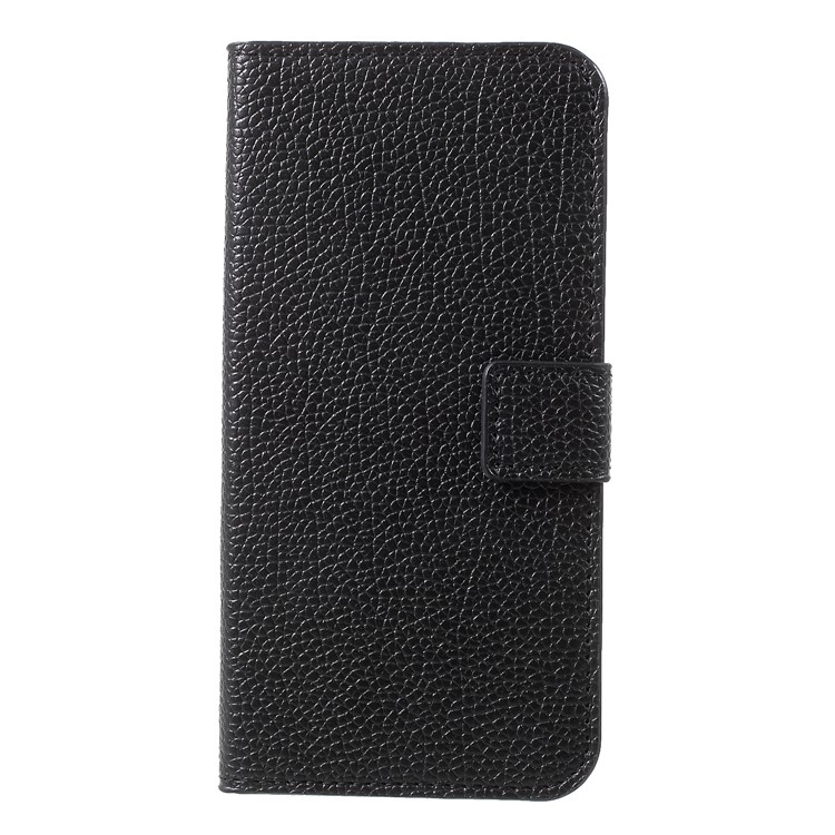 Litchi Skin PU Leather Magnetic Wallet Stand Phone Shell for Huawei Y5 (2018) / Y5 Prime (2018) / Honor 7s / Honor Play 7 - Black-3