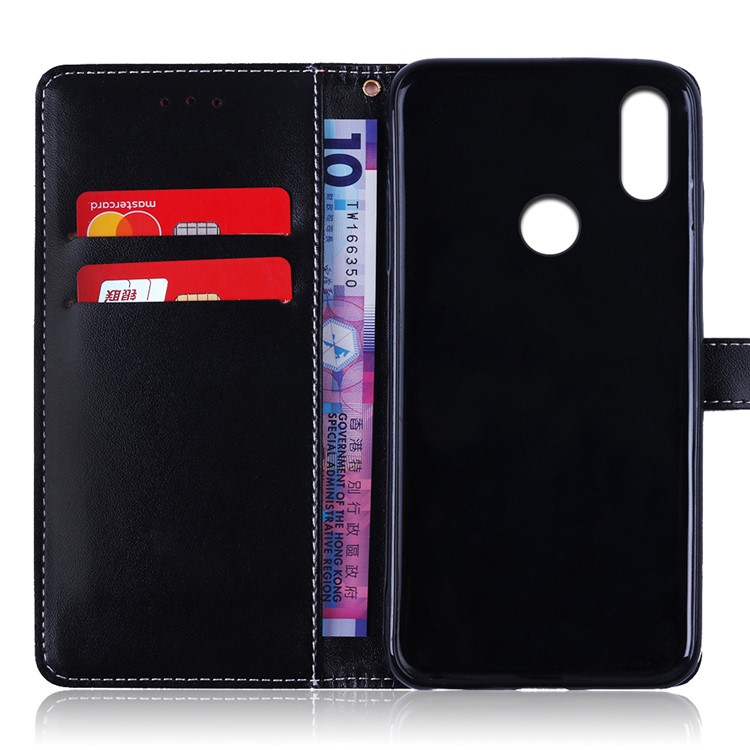 Crocodile Texture PU Leather Wallet Mobile Casing for Huawei P20 Lite / Nova 3e (China) - Black-6