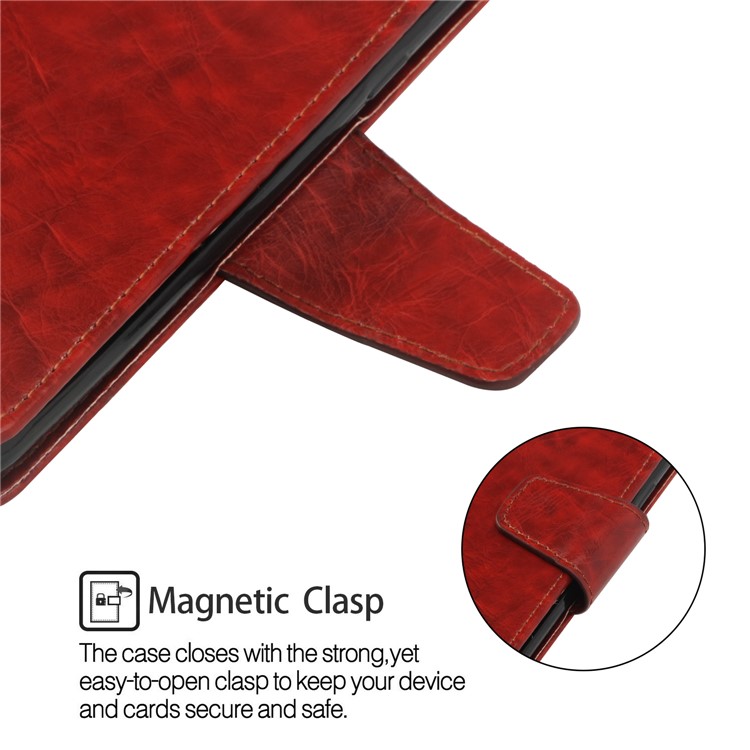 Retro Style PU Leather Wallet Stand Phone Protection Case for Huawei Mate 10 Lite / nova 2i / Maimang 6 / Honor 9i (India) - Brown-5