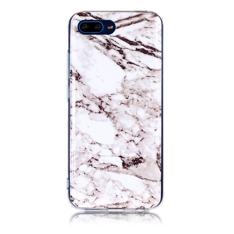 Pattern Printing IMD TPU Phone Shell for Huawei Honor 10 - Grey Marble-1