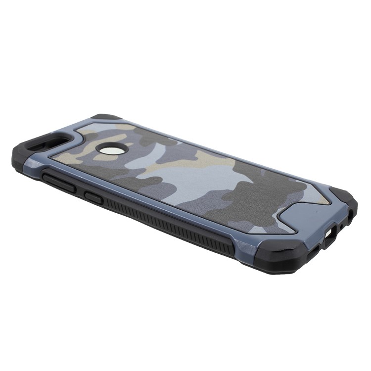 Coque De Protection Anti-choc TPU Pour PC Huawei P / Profiter De 7S - Bleu-2