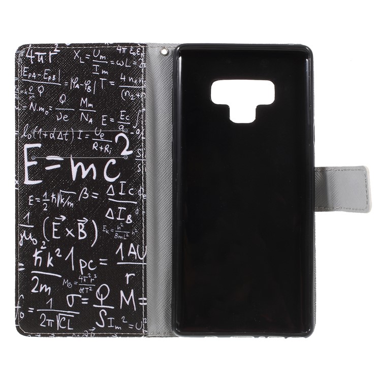 Pattern Printing Wallet Folio Stand Leather Protective Casing for Samsung Galaxy Note9 N960 - Formula-7