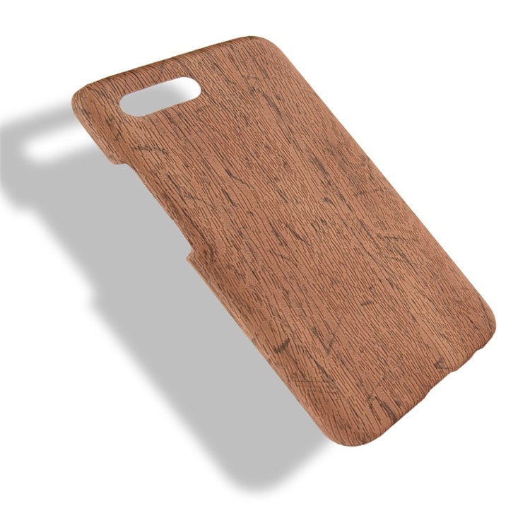 La Caja Revestida Cuero Del Teléfono Celular De La PC De La Textura De La PU De La Textura Para Huawei Honra 10 - Marrón-4