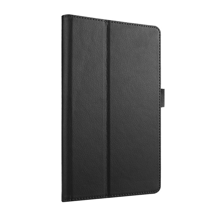 Lychee Skin Leather Stand Case for Huawei MediaPad M2 8.0 - Black-3