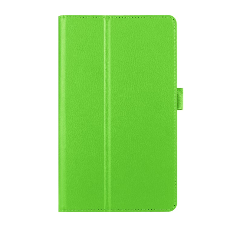 Lychee Skin Leather Case Cover for Huawei MediaPad M2 8.0 - Green-1