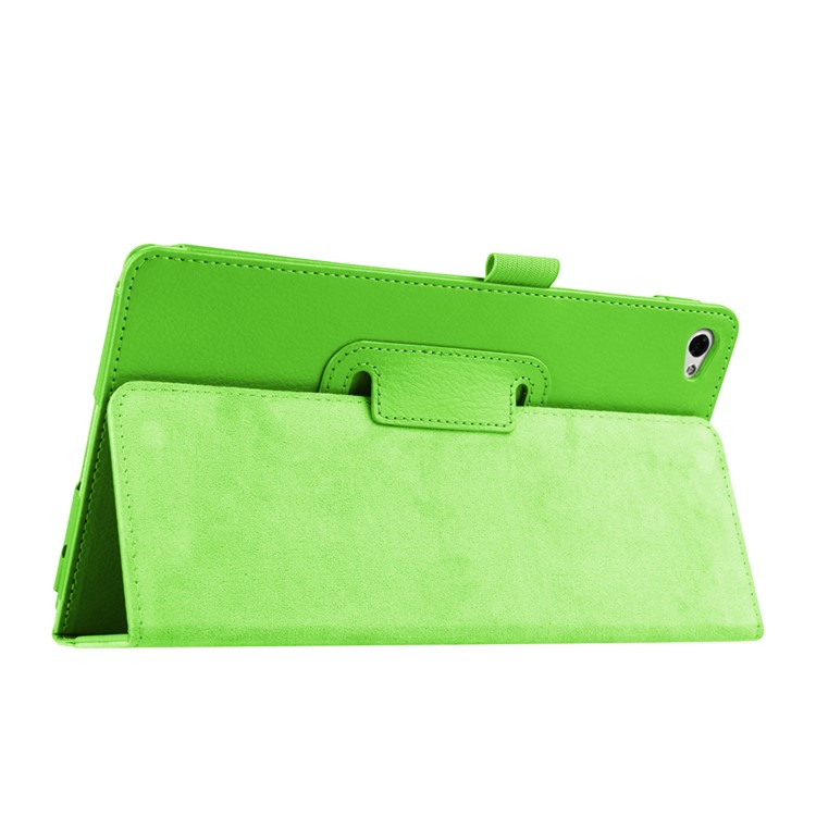 Lychee Skin Leather Case Cover for Huawei MediaPad M2 8.0 - Green-5