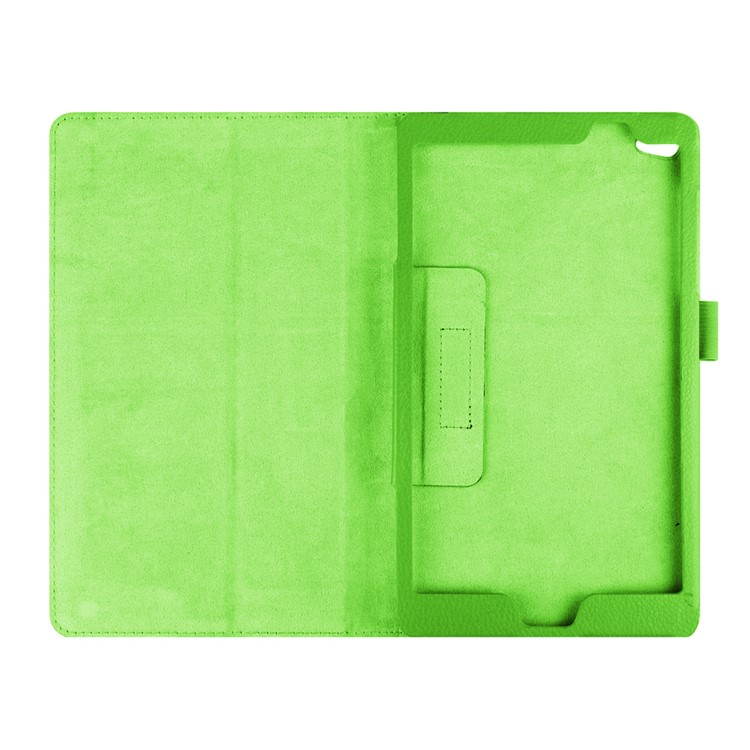 Lychee Skin Leather Case Cover for Huawei MediaPad M2 8.0 - Green-6
