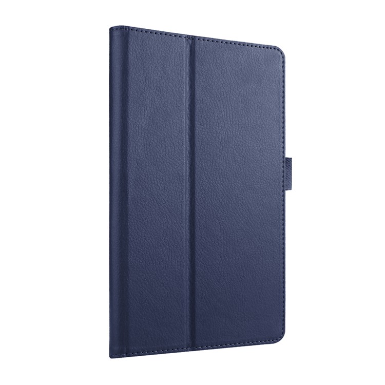 Lychee Skin Leather Protective Case for Huawei MediaPad M2 8.0 - Dark Blue-3