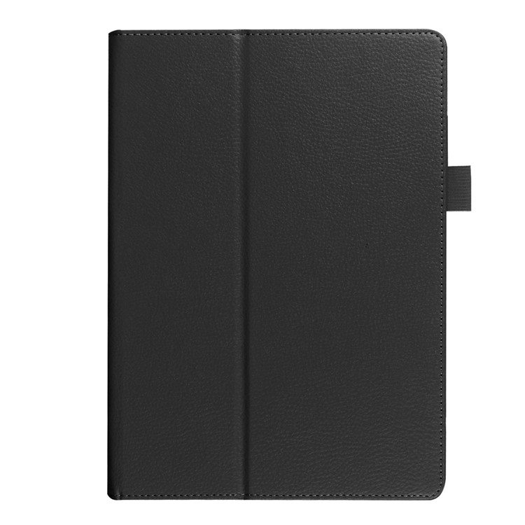 Litchi Skin Leather Stand Case for Huawei MediaPad M2 10.0 - Black-3