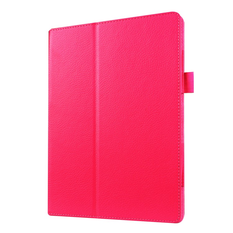 Litchi Skin Leather Stand Case Cover for Huawei MediaPad M2 10.0 - Rose-2