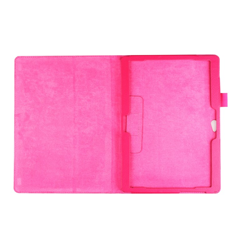 Litchi Skin Leather Stand Case Cover for Huawei MediaPad M2 10.0 - Rose-7