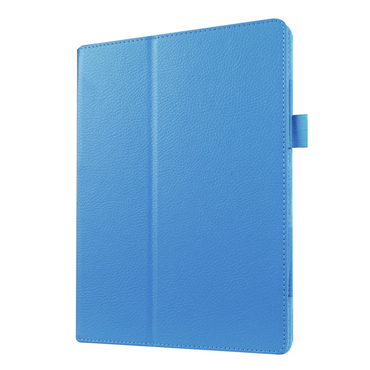 Litchi Skin PU Leather Stand Case for Huawei MediaPad M2 10.0 - Baby Blue-2