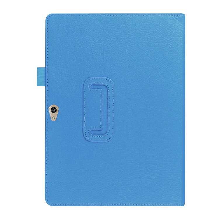 Litchi Skin PU Leather Stand Case for Huawei MediaPad M2 10.0 - Baby Blue-4