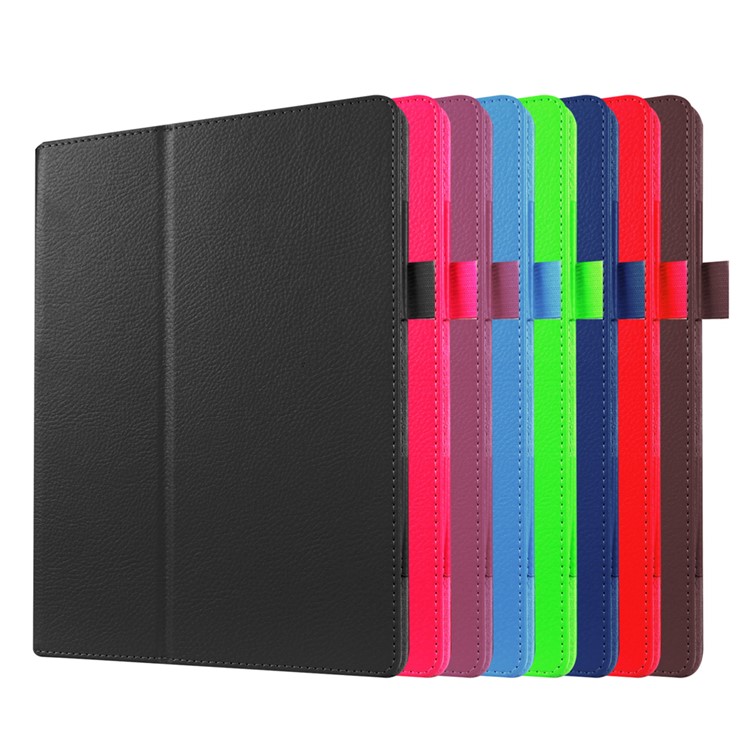 Litchi Skin PU Leather Stand Case for Huawei MediaPad M2 10.0 - Baby Blue-9