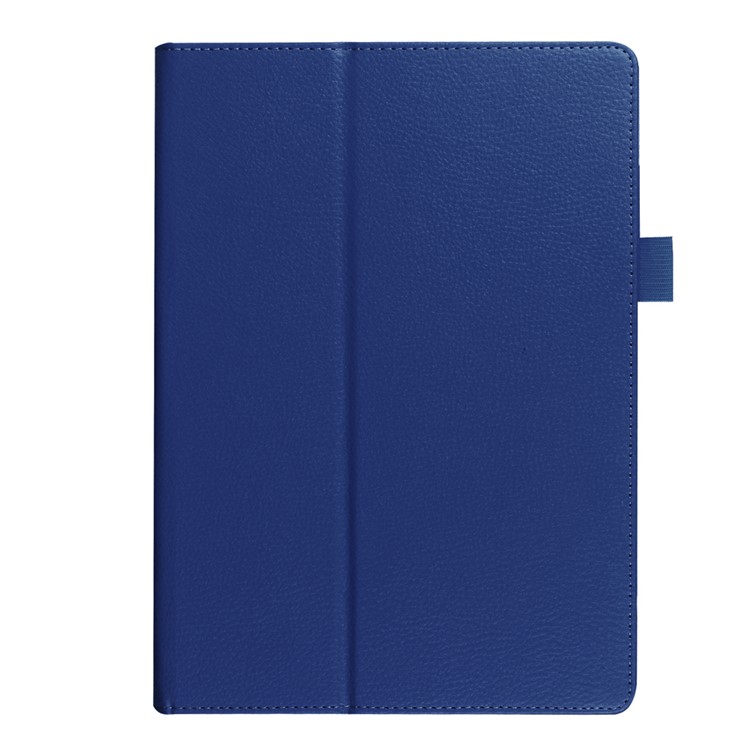 Litchi Skin Leather Stand Case for Huawei MediaPad M2 10.0 - Dark Blue-3