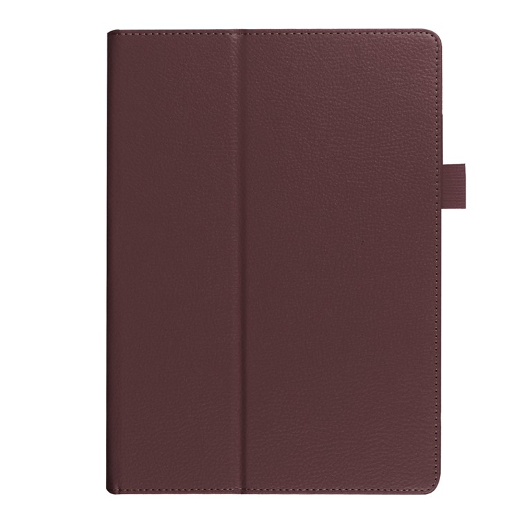 Litchi Skin Leather Stand Case for Huawei MediaPad M2 10.0 - Brown-3