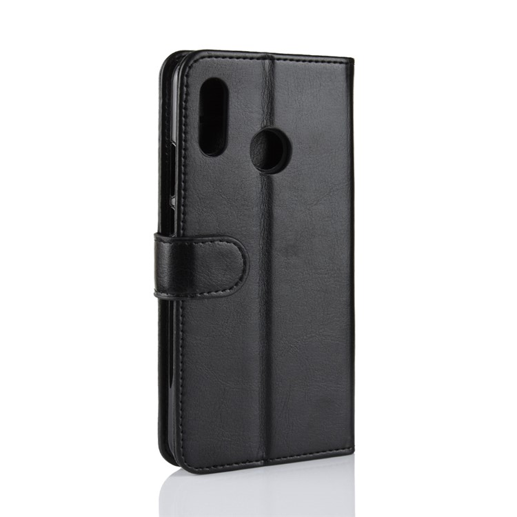 Crazy Horse Magnetic Stand Wallet Leather Mobile Phone Case for Huawei nova 3 - Black-3