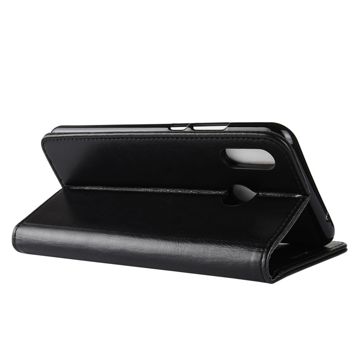 Crazy Horse Magnetic Stand Wallet Leather Mobile Phone Case for Huawei nova 3 - Black-8