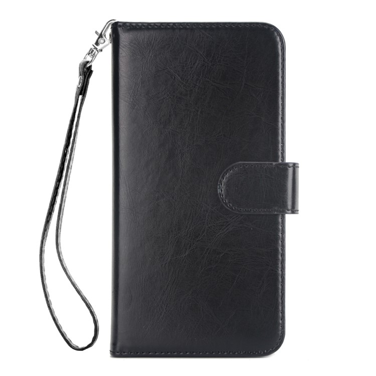9-slot PU Leather Wallet Stand Case for Huawei P20 Lite / Nova 3e - Black-2