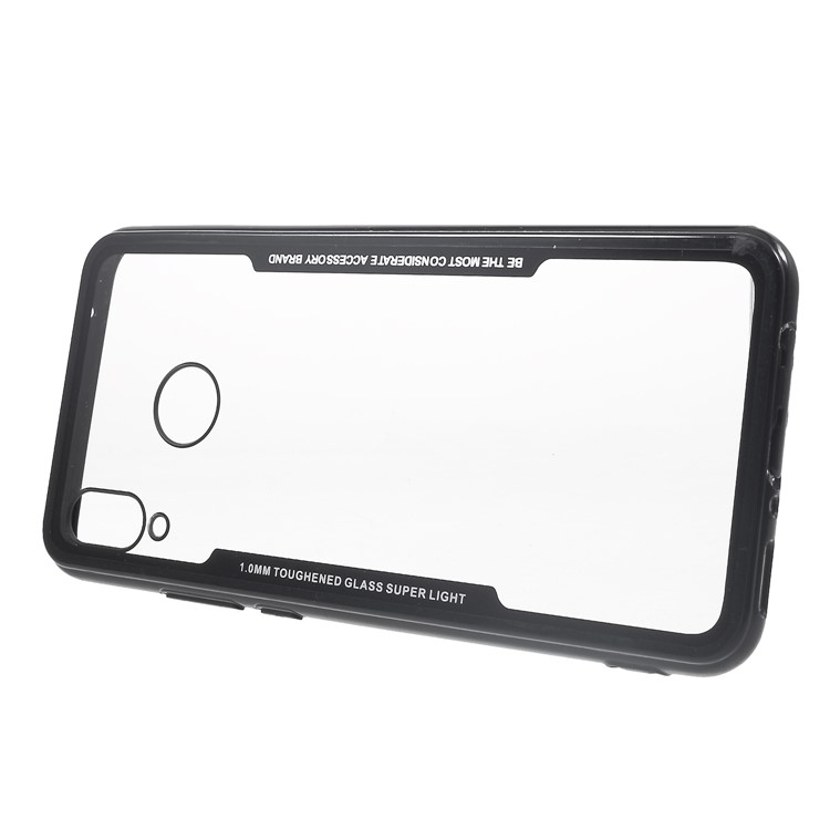 Quadro De Silicone + Acrílico De Volta Shell Móvel Híbrido Para Huawei Nova 3 - Preto-2