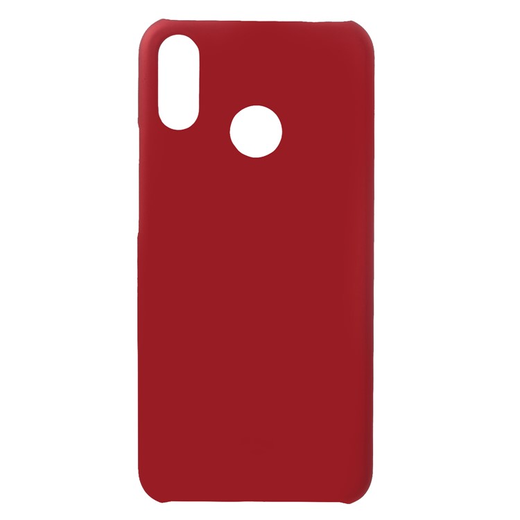 Rubberized Hard Plastic Back Case for Huawei nova 3i / P Smart+ - Red-1