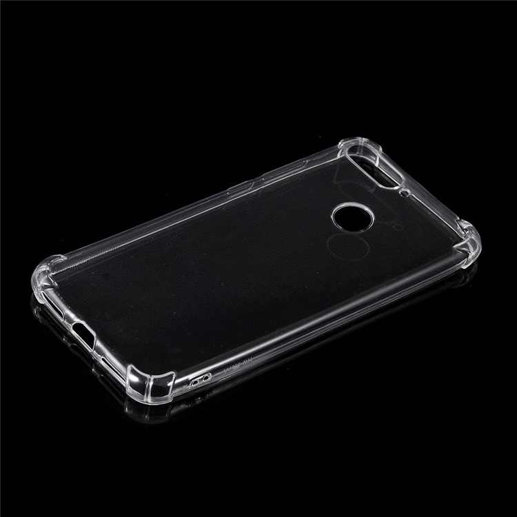100PCS/Pack Drop-resistant Clear TPU Cover for Huawei Y6 (2018) / Huawei Honor 7A (with Fingerprint Sensor)-2