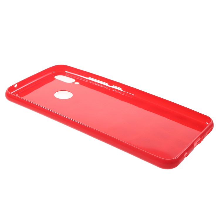 3D Diamond Texture TPU Cell Phone Case for Huawei nova 3i / P Smart Plus - Red-3