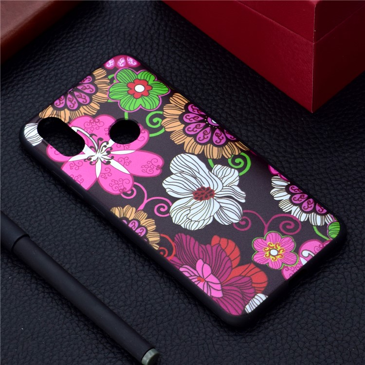 Pattern Printing Soft TPU Back Cover for Huawei nova 3i / P Smart+ - Beautiful Flowers-6