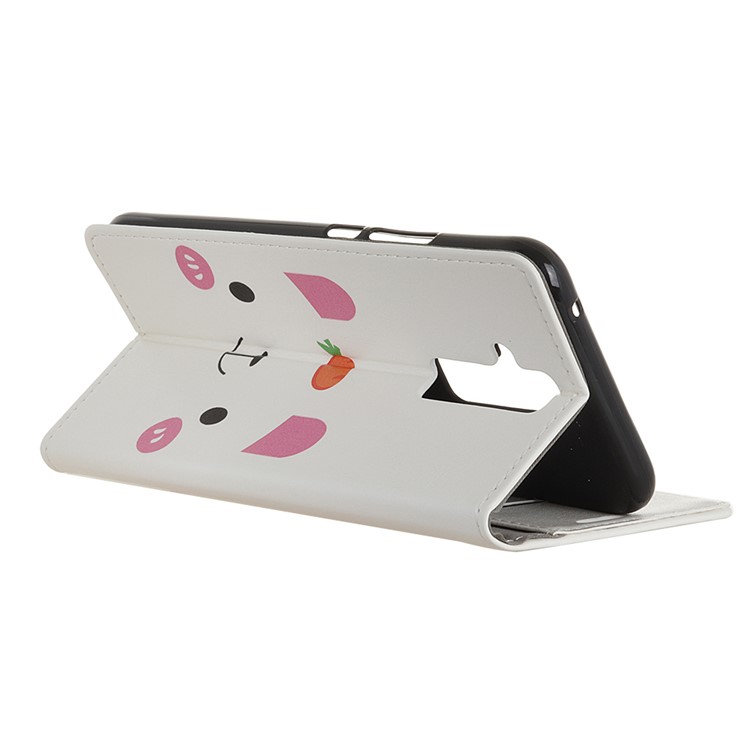Pattern Printing Stand Leather Wallet Mobile Cover for Huawei Mate 20 Lite / Maimang 7 - Cute Animal-3