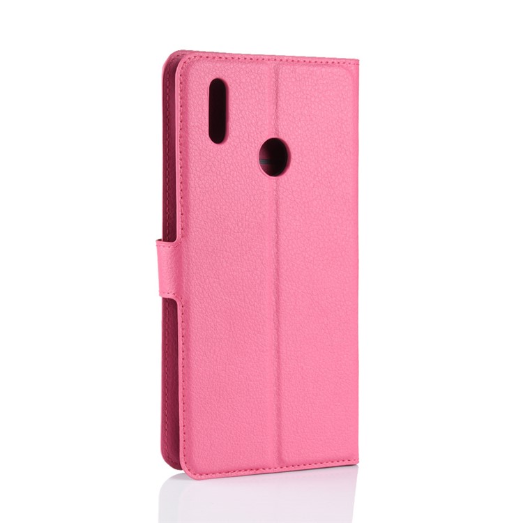 Litchi Skin Leather Wallet Shell for Huawei Honor Note 10 - Rose-6